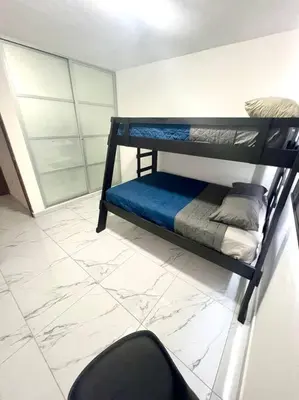 Cama o camas de una habitación en Casa alameda - Casa familiar cerca de la playa