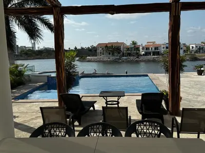 Piscina en o cerca de Casa Isla Marina Vista al Mar 20 Personas