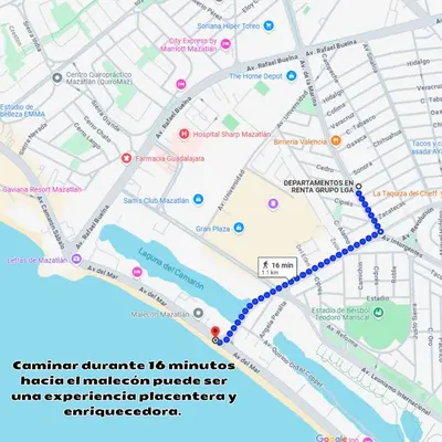 Plano de Comodo depa vacacional