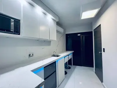Una cocina o zona de cocina en Departamento ejecutivo nuevo