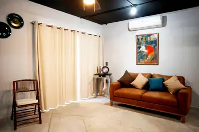 Plano de LINA - Confortable depto con alberca climatizada.